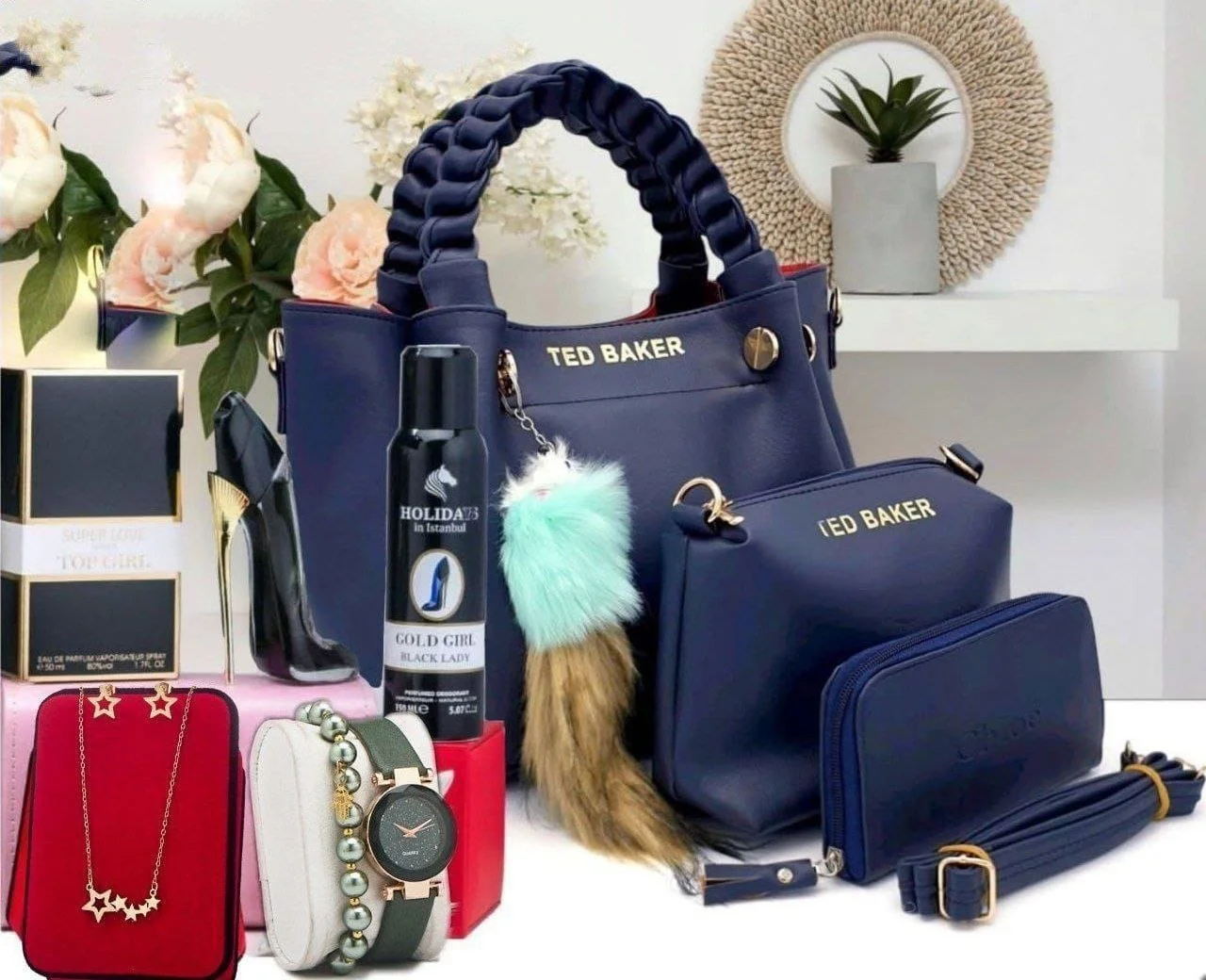 :Pack ted beker 9pc +montre .