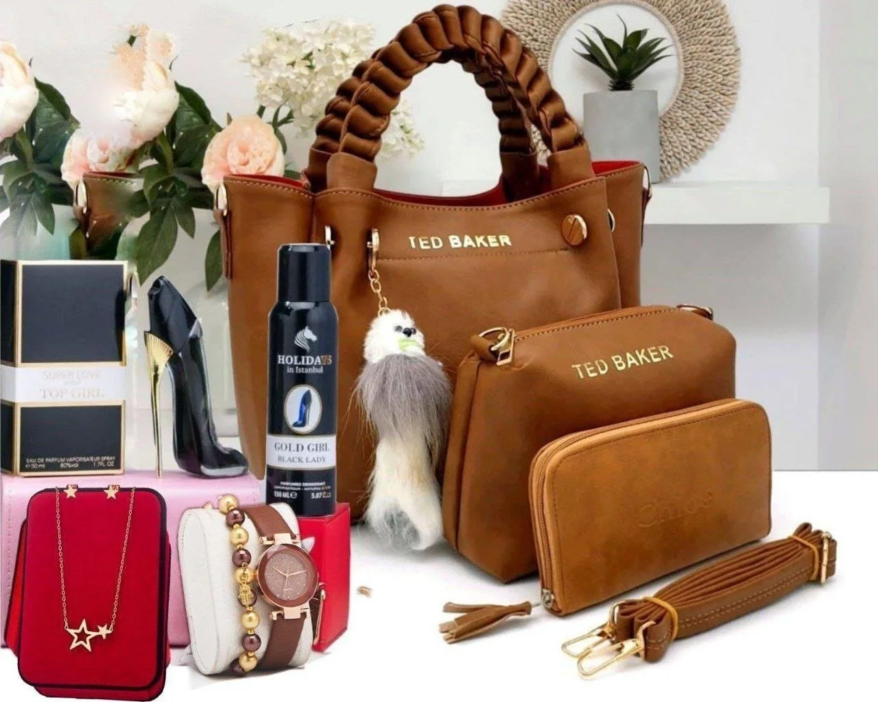 :Pack ted beker 9pc +montre .