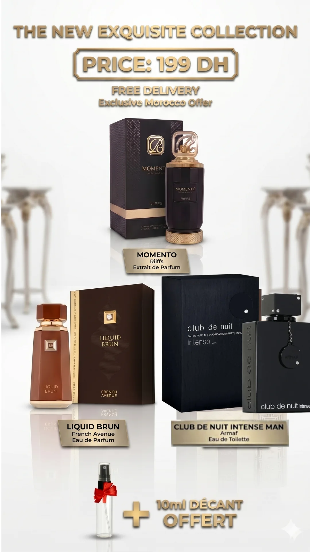 pack decant 10ml*3 +10ml offer