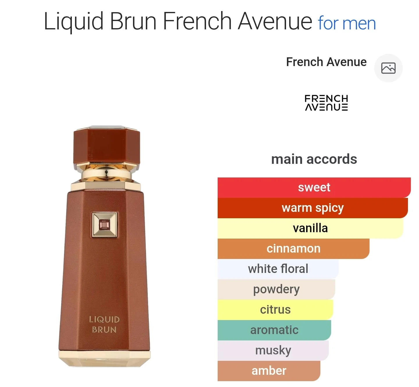 Liquid Brun French Avenue