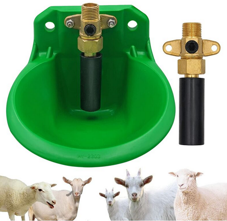 Abreuvoir pour Moutons avec 1 Valve en Cuivre - Distributeur d'eau Automatique