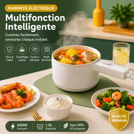 Marmite électrique multifonction intelligente