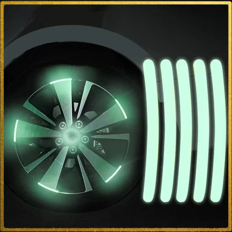 ملصقات العجلات المضيئة Car Light Strips