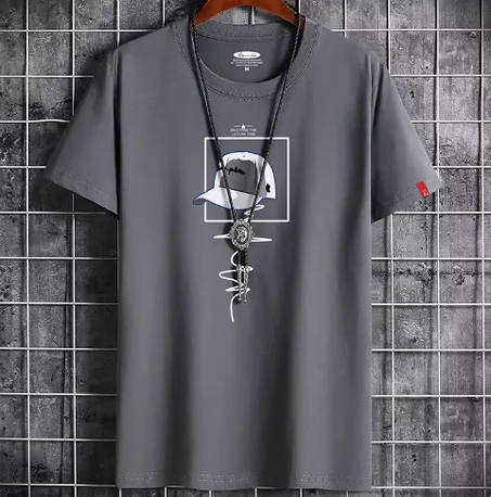 تي شيرت للرجال 2024: أزياء، لياقة، ألوان مختلفة، ياقة دائرية، أنيمي، مقاس كبير، جديد