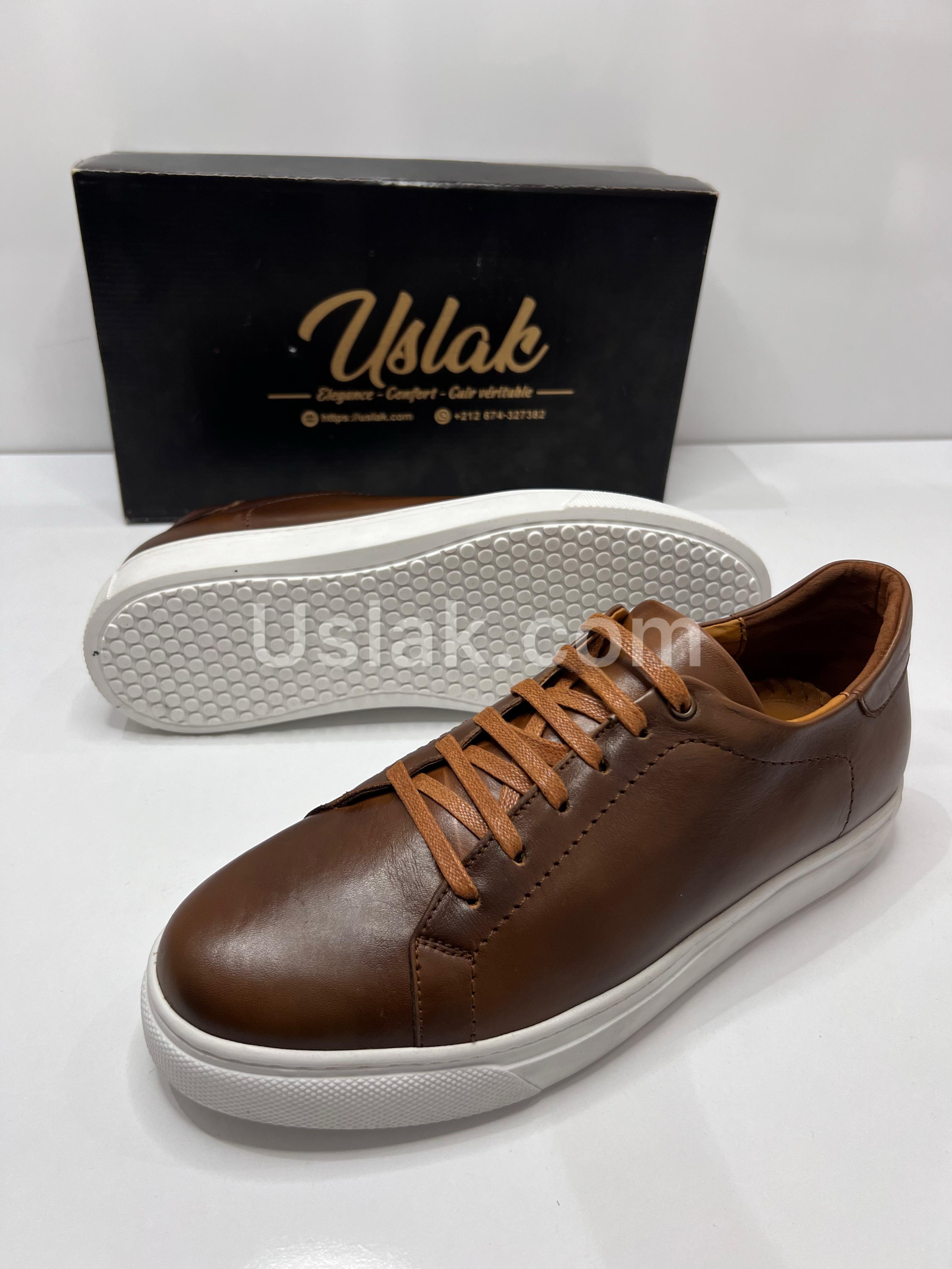 Uslak Chaussures Pour Hommes 100 % Cuir