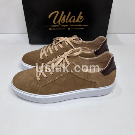 Uslak Espadrille En Daim Pour Hommes