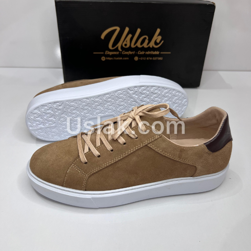 Uslak Espadrille En Daim Pour Hommes
