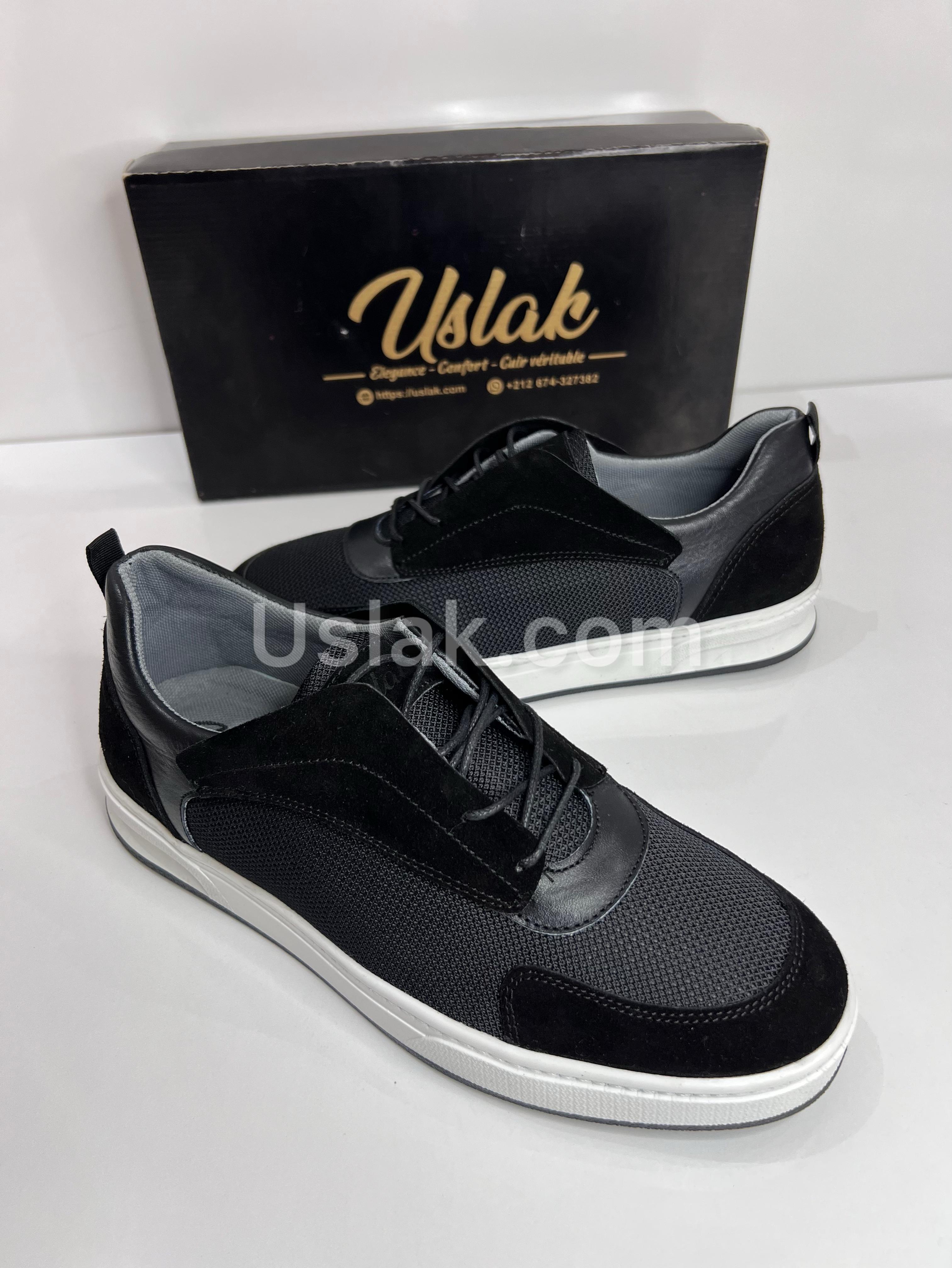 Uslak Espadrille En Daim Pour Hommes