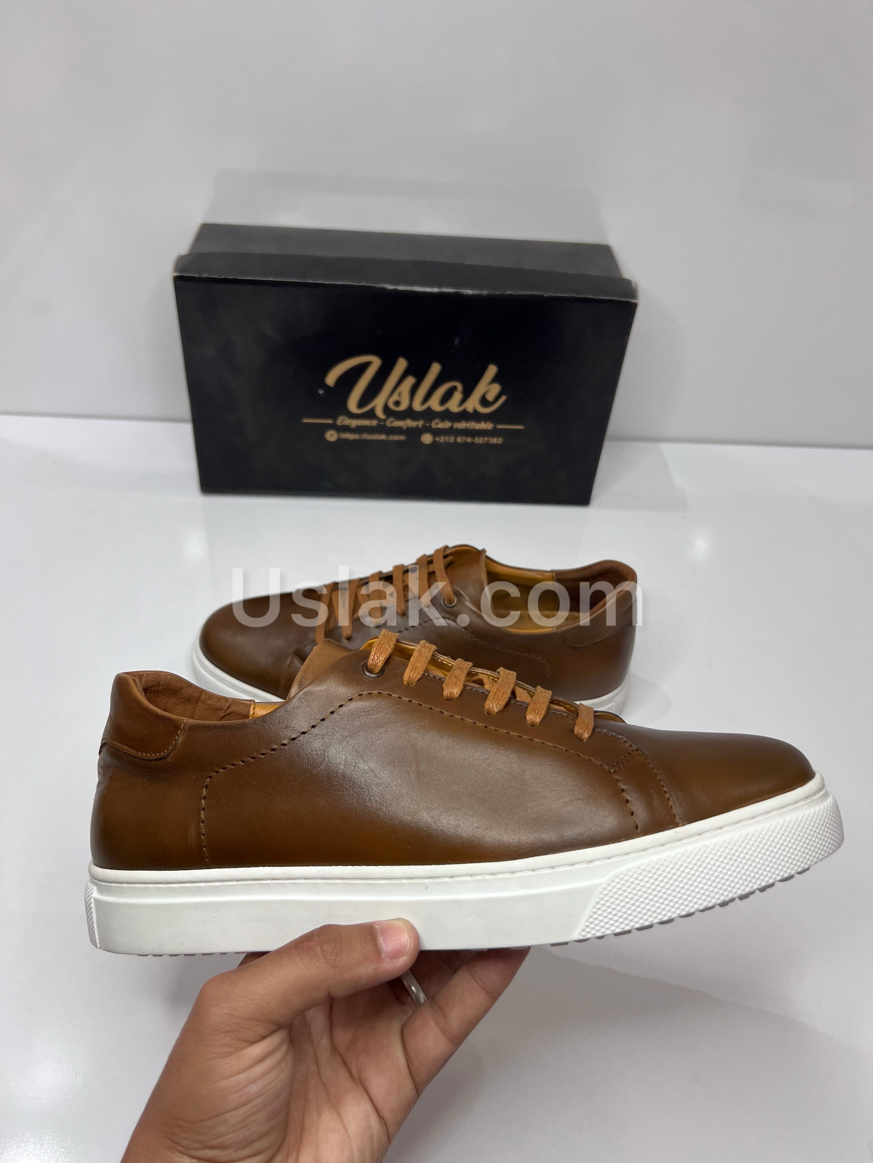 Uslak Chaussures Pour Hommes 100 % Cuir