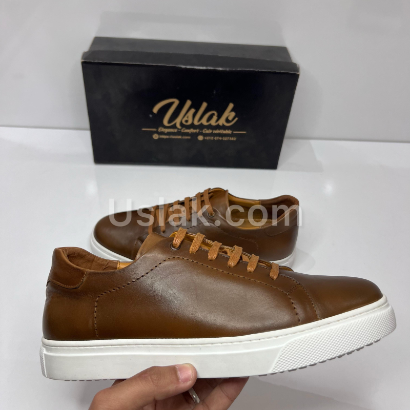 Uslak Chaussures Pour Hommes 100 % Cuir