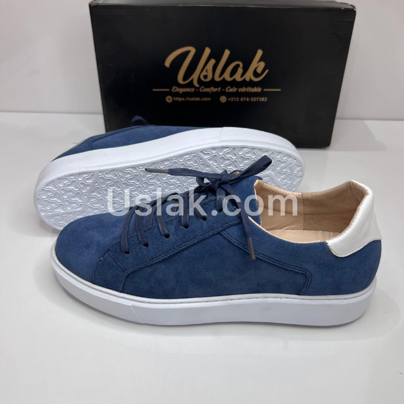 Uslak Espadrille En Daim Pour Hommes