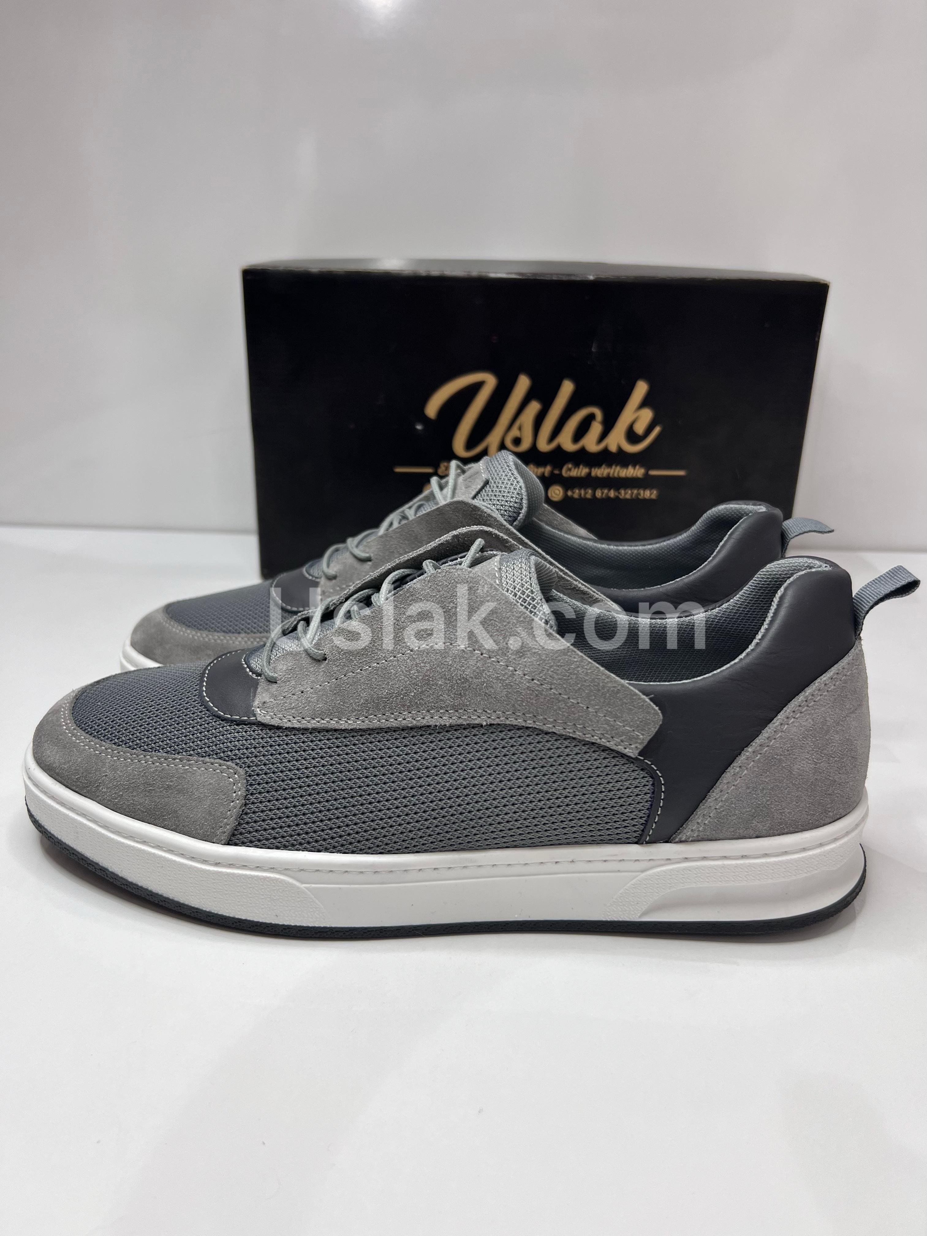 Uslak Espadrille En Daim Pour Hommes