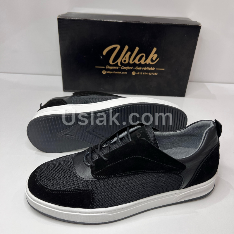 Uslak Espadrille En Daim Pour Hommes