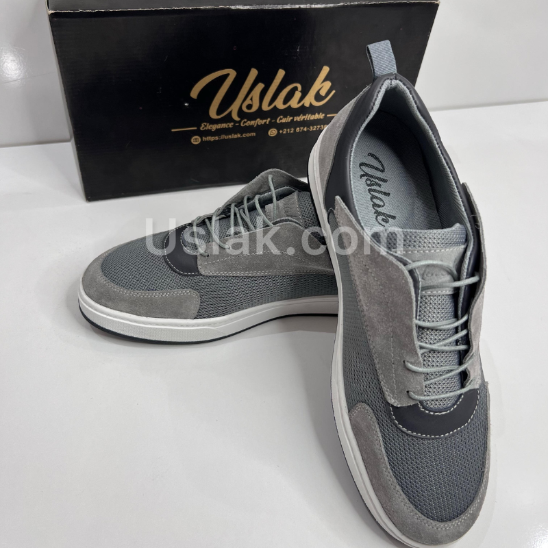 Uslak Espadrille En Daim Pour Hommes