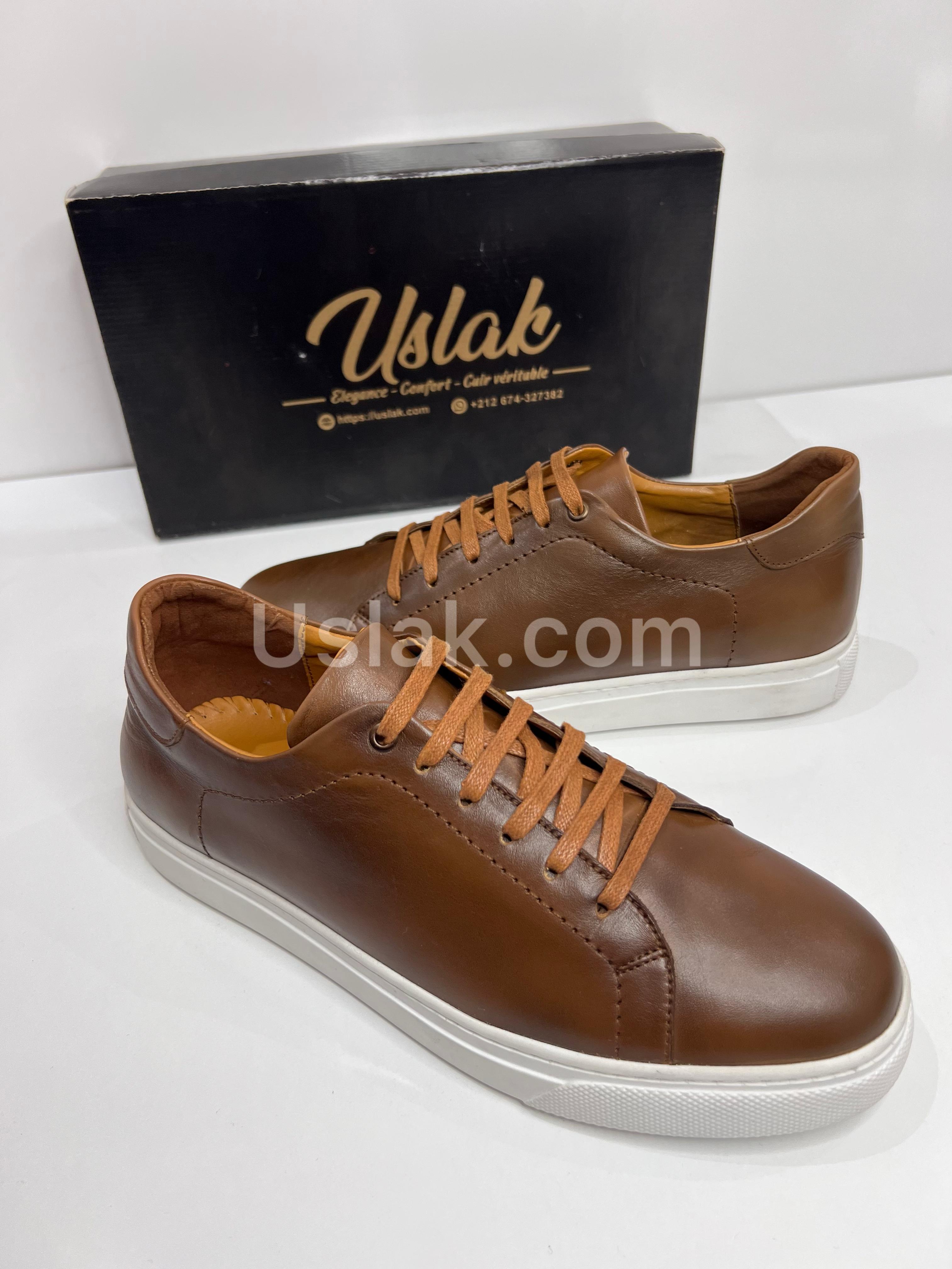 Uslak Chaussures Pour Hommes 100 % Cuir