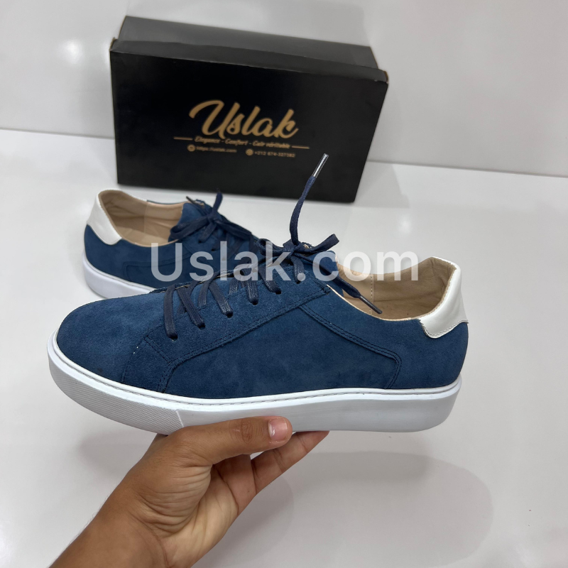 Uslak Espadrille En Daim Pour Hommes