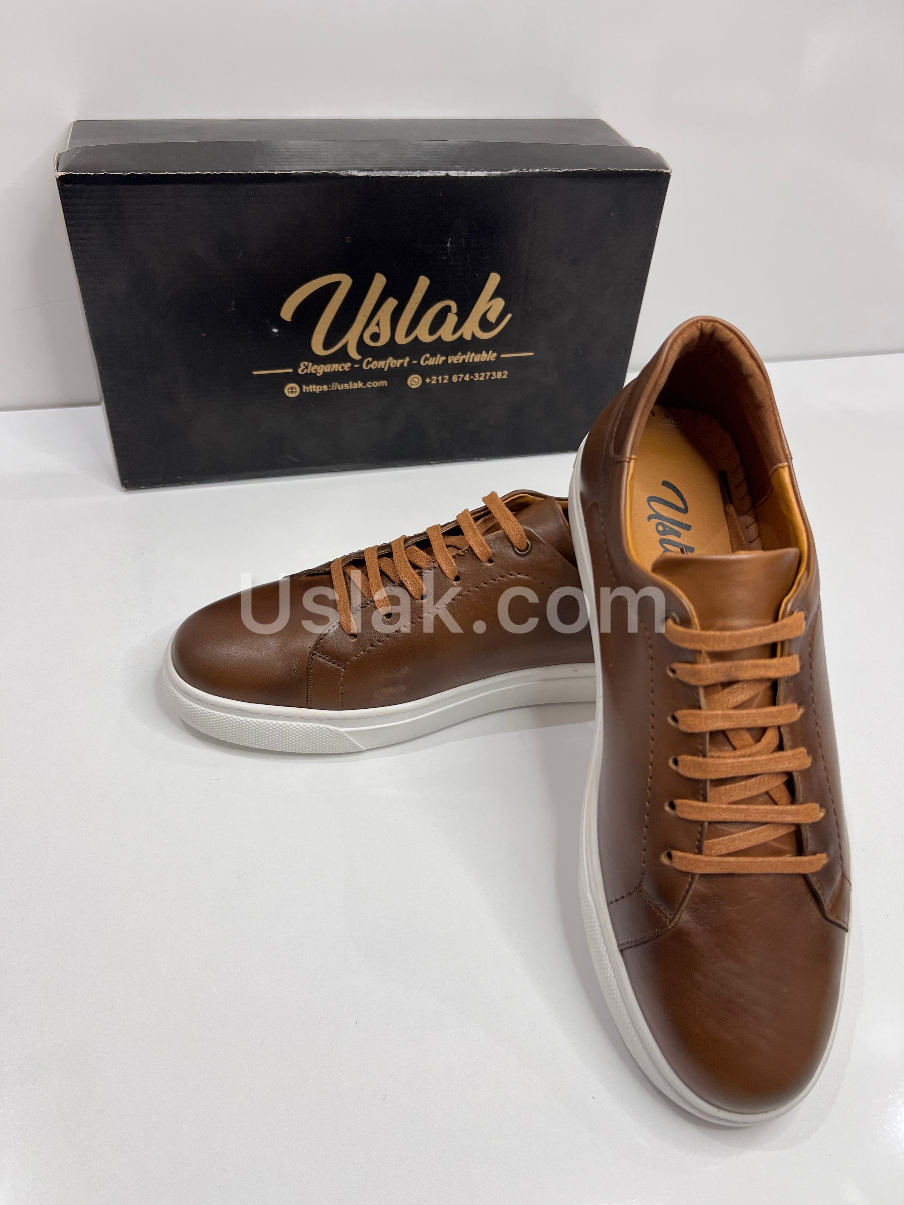 Uslak Chaussures Pour Hommes 100 % Cuir