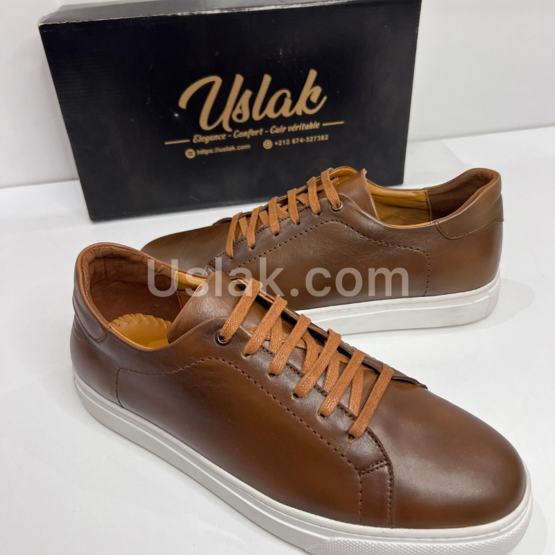 Uslak Chaussures Pour Hommes 100 % Cuir