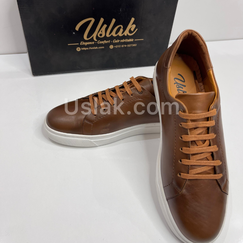 Uslak Chaussures Pour Hommes 100 % Cuir