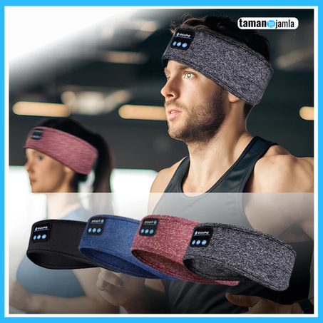 سماعة نوم بلوتوث مع قناع عينين – مثالية للسفر والاسترخاء وسماع الموسيقى