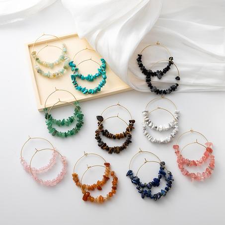 Boucles d'Oreilles En Acier