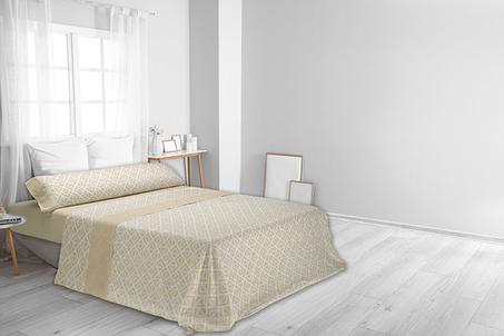 Ensemble de draps en flanelle MORA N88 Couleur Beige