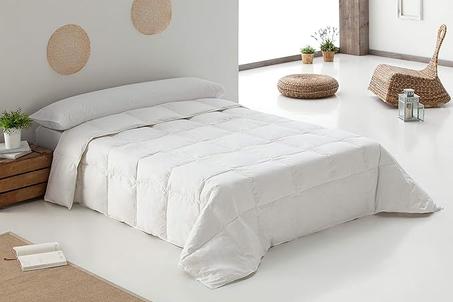 Couette chaude naturelle et légère 80% plumettes 20% duvet 250 g/m²  Made in Spain 220 X240 cm