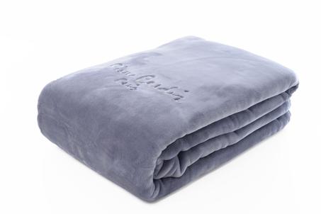 Couverture de Lit en Polaire Chaud – Pierre Cardin 220X240 CM GRIS 545