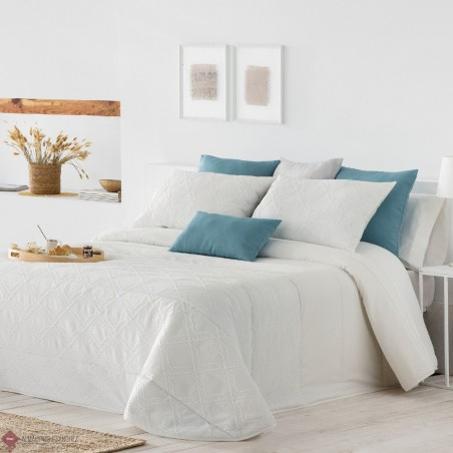 COUVRELIT MODELO ALPES BLANCO DE FUNDECO 250x270 cm (Comprend 2 oreillers)