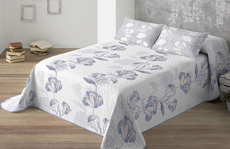 Couvre-lit  boutis double face MINKS UNIFABRICS comprend 2 Housses d'oreillers 250x270 cm