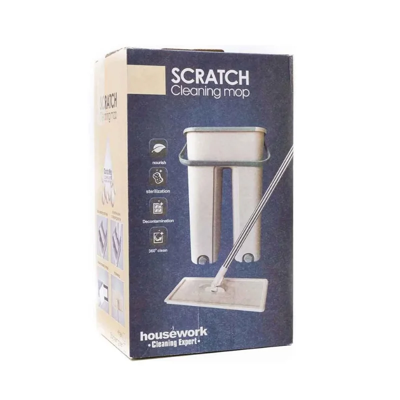 SCRATCH — ممسحة ودلو لتنظيف كامل وسهل