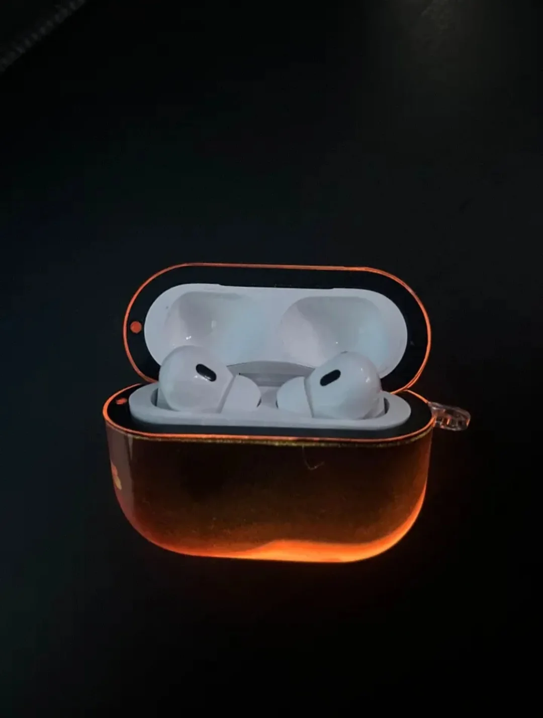 Glow-in-the-Dark Neon Quicksand Case for AirPods