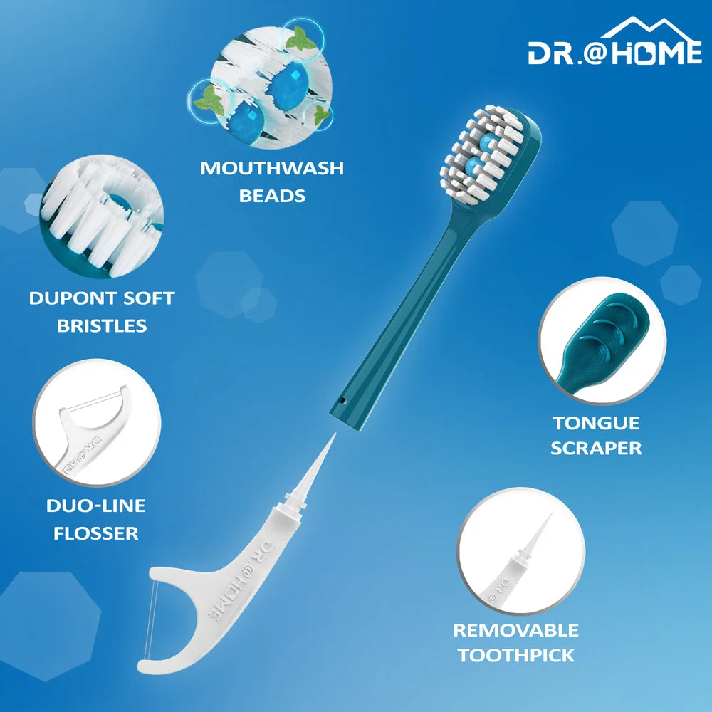 Portable Mini Disposable Toothbrush - Perfect for Braces (Pack of 20)
