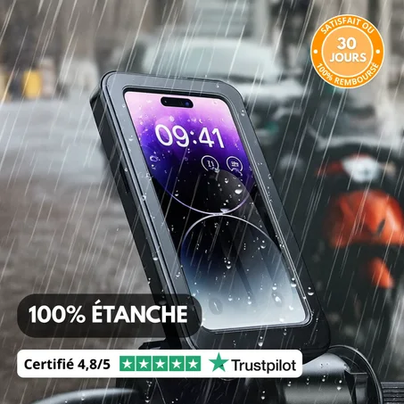 🚴‍♂️ Support Téléphone Vélo Étanche – Sécurité et Confort à Chaque Trajet