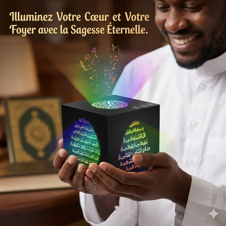 🕋 Lampe Coranique Intelligente : Lumière de Sérénité pour Votre Foyer (7 Couleurs LED)