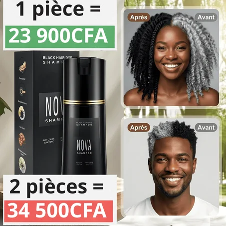 nova hair shampooing colorant naturel-ML