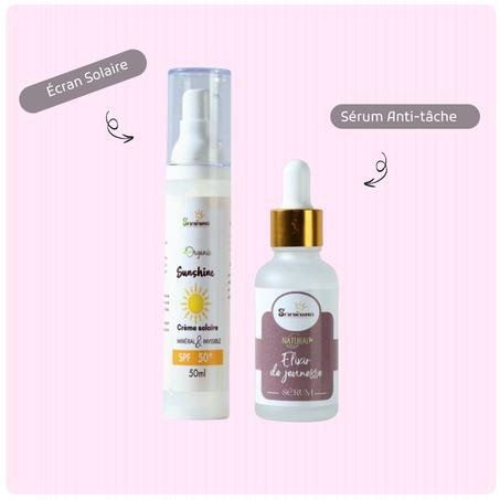 Sérum de Jour à la VITAMINE C pure [3%]   +  Crème solaire