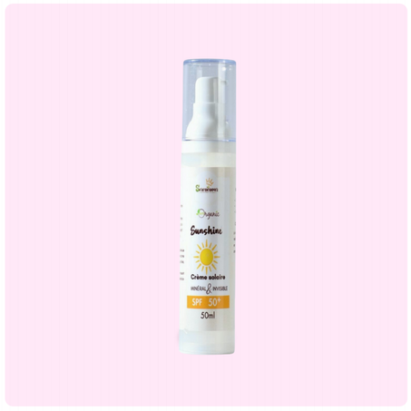 Crème solaire invisible