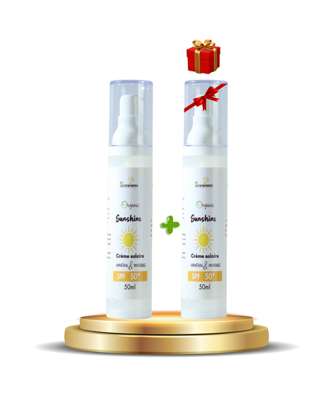 Crème Solaire Minérale + 1 Gratuite