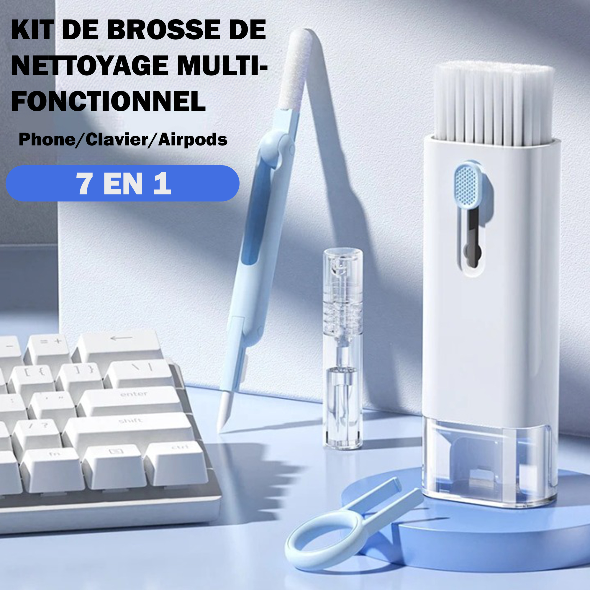 Kit de Nettoyage Multifonction pour Electronique 7 en 1