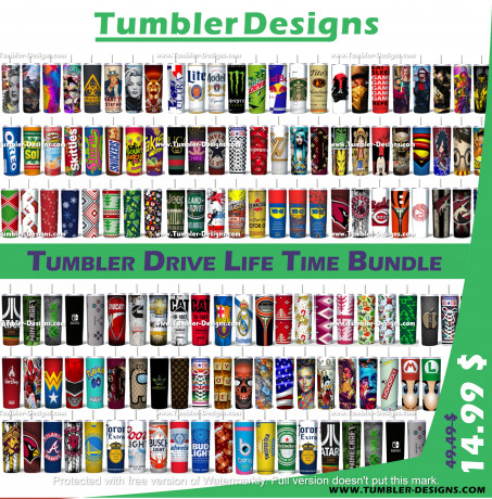 Bundle 12 Design Tumbler Fashion, Luxury Designer Tumbler Design