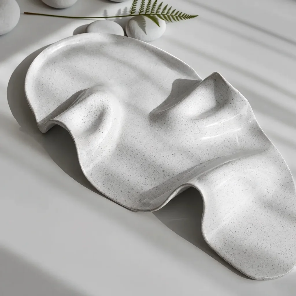 Plat sculpté