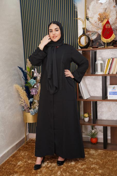 عباية إماراتية مطروزة بالفولار