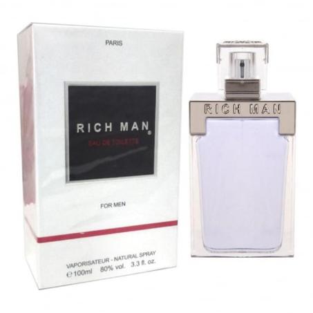 Perfume Masculino Rich Man Eau De Toilette - Spray 100ml - R$ 169,90 em ...