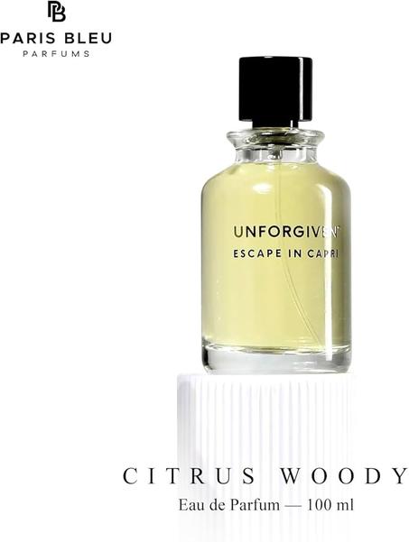 Escape In Capri Unforgiven Paris Bleu Eau de Parfum pour Femme 100 ml
