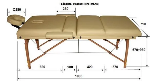 Table de massage Professionnelle