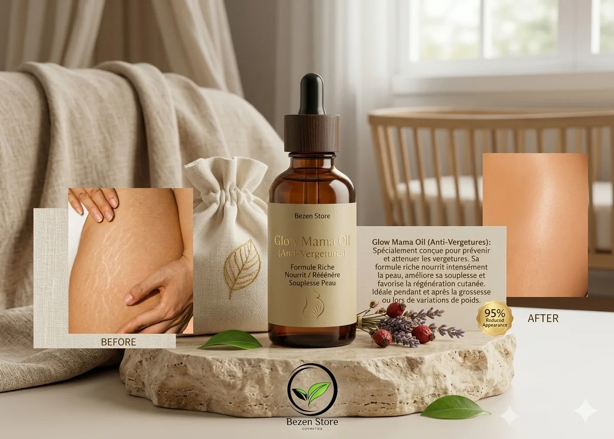 Glow Mama OIL ( Huile anti vergetures )