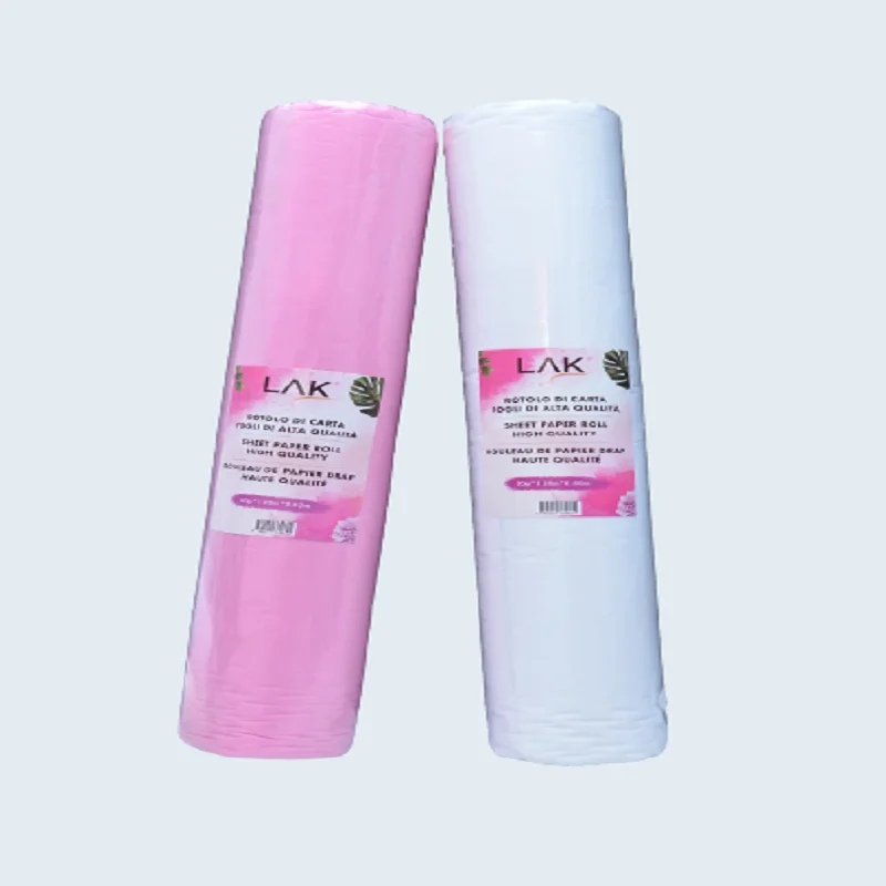 Draps de matelas de massage spa au poulet, draps de lit de massage de salon, couverture de table en rouleau de papier non tissé, fournitures de tatouage, repos au sauna, 50 pièces