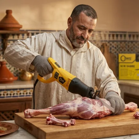منشار كهربائي متعدد الاستعمالات قوي وسريع – مثالي للخشب واللحم