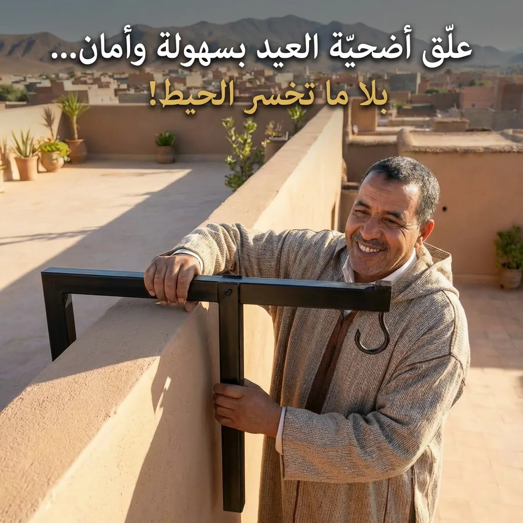 علّق أضحية العيد بسهولة وأمان… بلا ما تخسر الحيط!